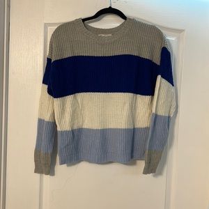 Blue Striped Sweater